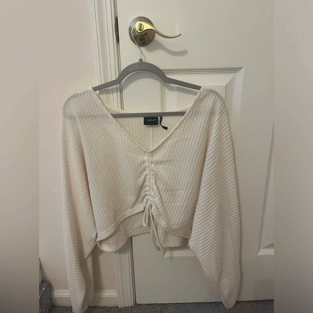 Urban Outfitters “Out From Under” soft, cream, waffle shirt